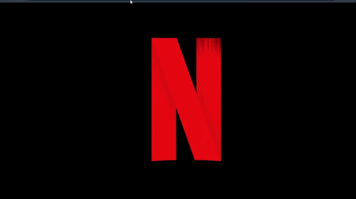 Netflix-style intro GIF