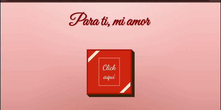 GIF de caja de chocolates romántica